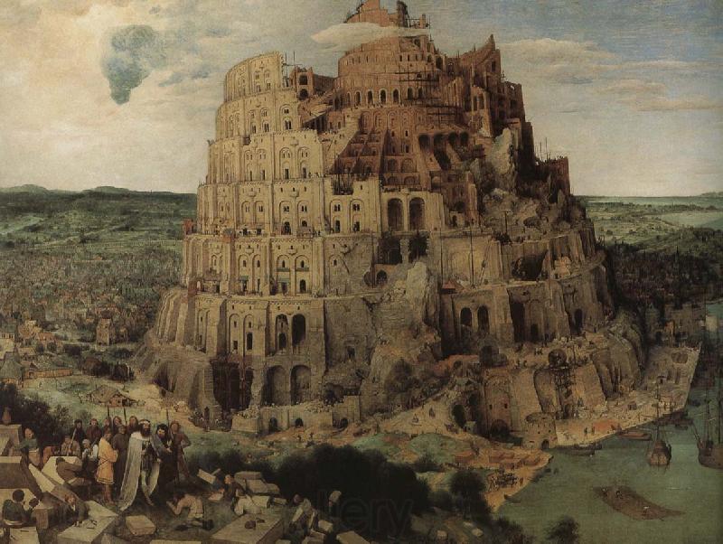 Pieter Bruegel Babel Norge oil painting art